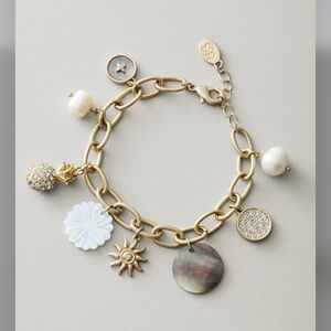 Tommy Bahama pearl island mixed materials bracelet